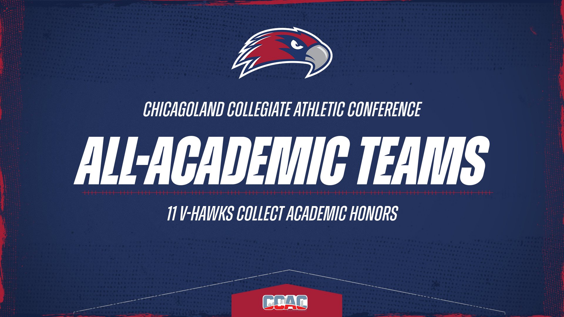 11 V-Hawks Named to CCAC All-Academic Teams