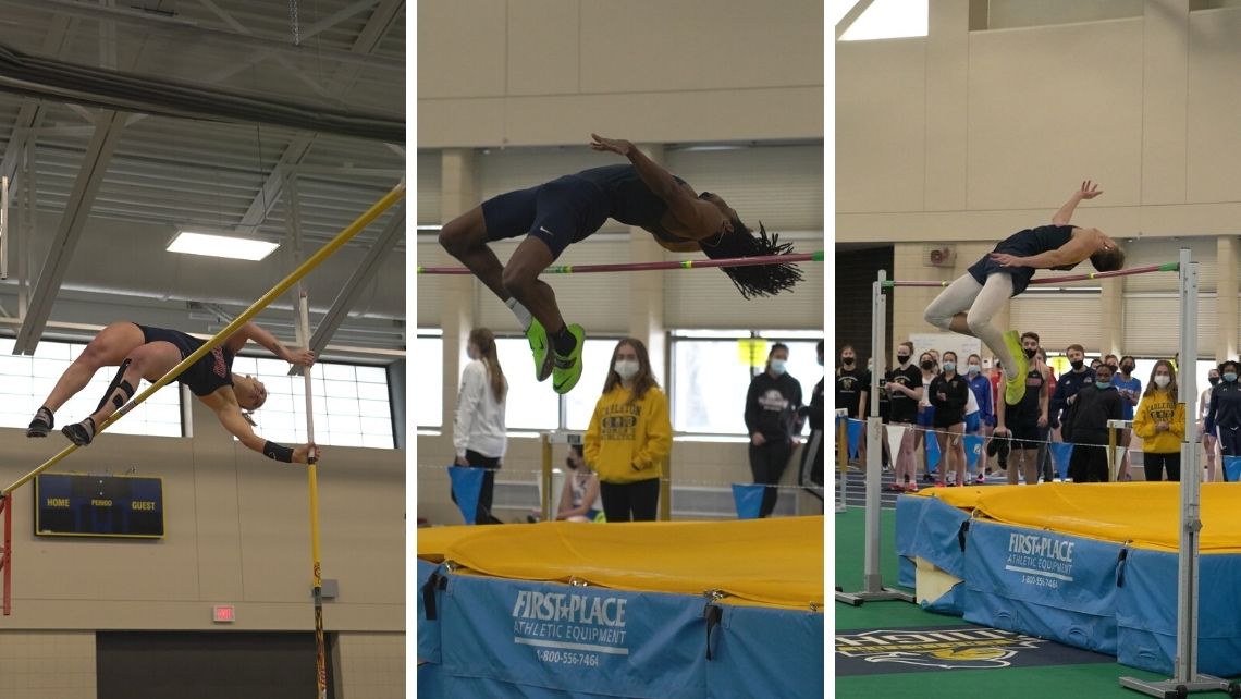 Three Indoor Track and Field athletes looking to continue their record-setting seasons at nationals
