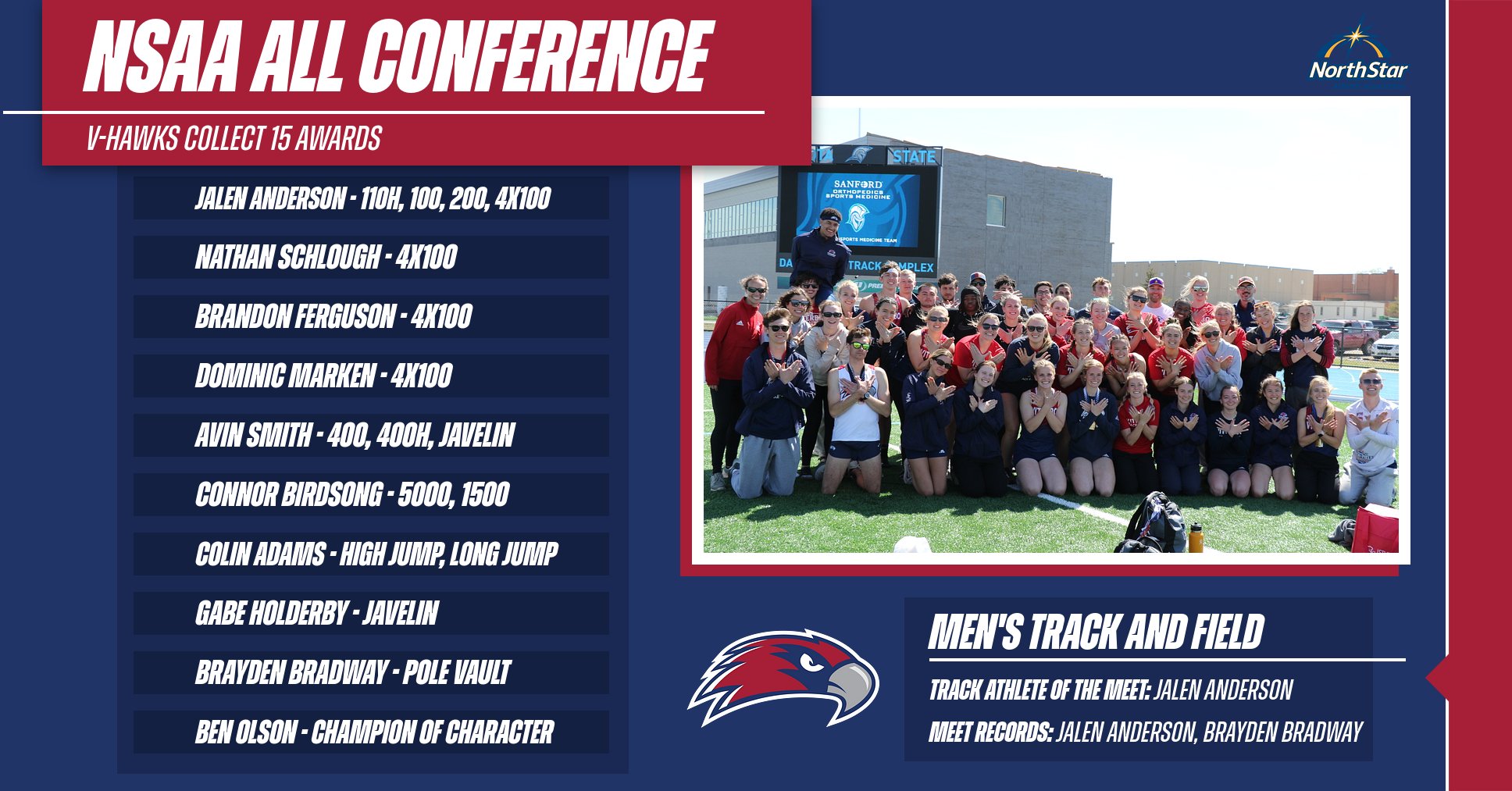 NSAA Announces Outdoor Track All-Conference Recipients