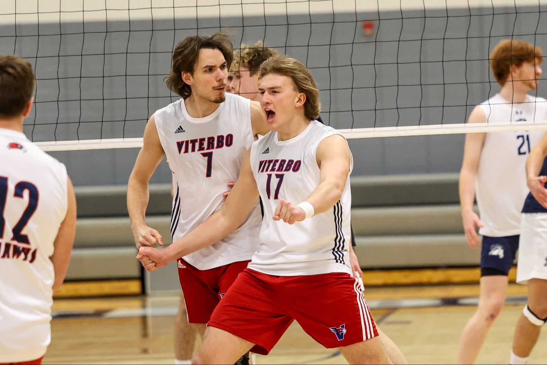 V-Hawks Sweep Bees in Conference Match