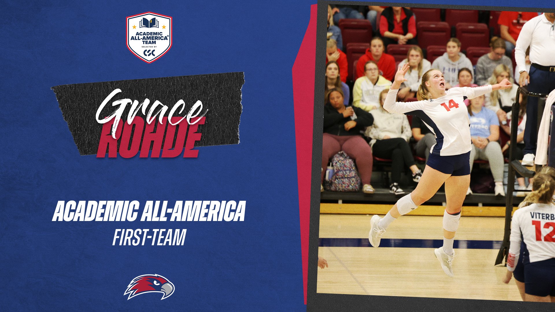 Rohde Named Academic All-America First-Team