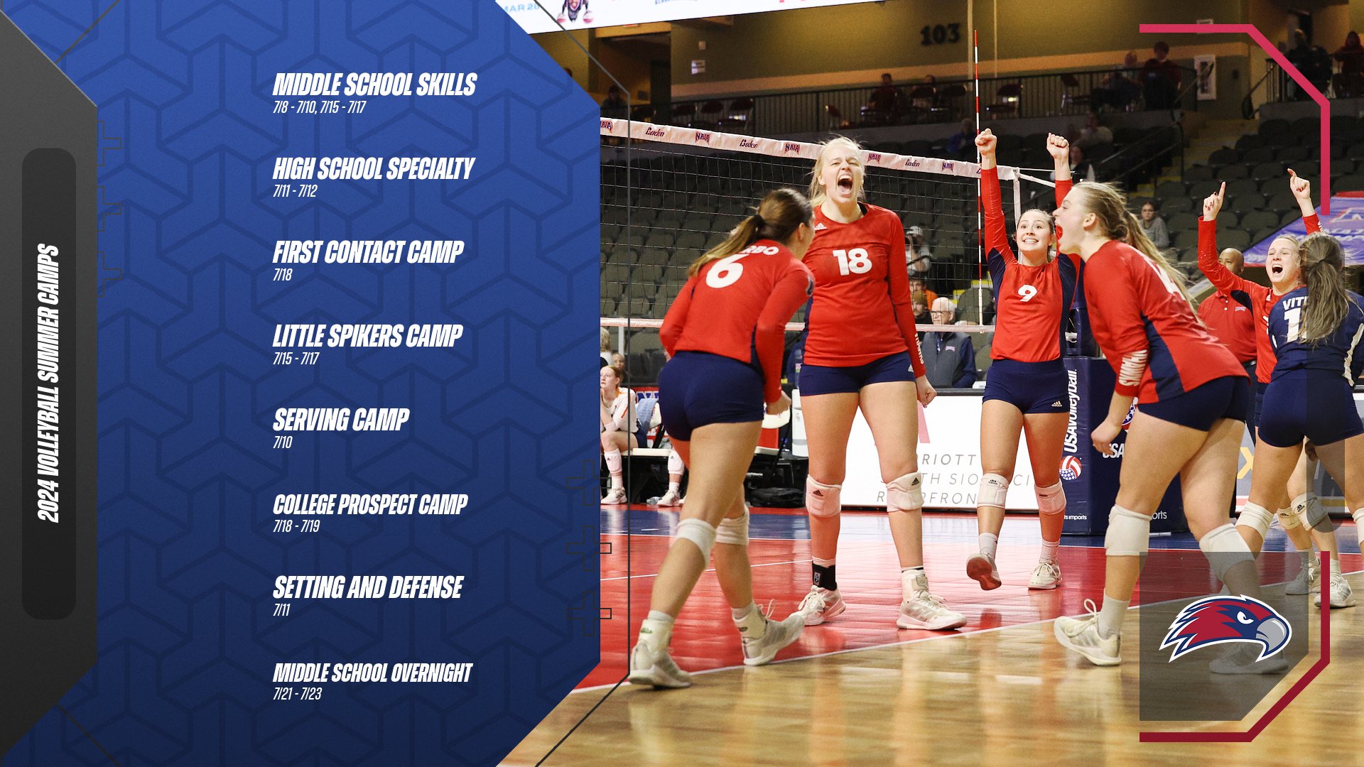 Women's Volleyball Releases Summer Camp Dates